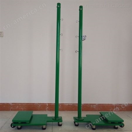 沧州奥缘体育 移动式羽毛球柱 标准比赛用羽毛球架 纯钢板底座 质量可靠