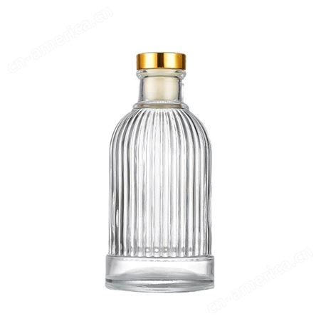 100ml玻璃香薰瓶 50ml晶白料香薰罗马玻璃瓶 带盖香薰分装瓶