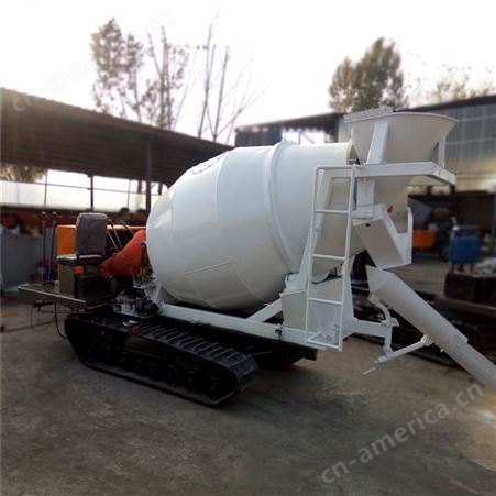 YY-LGC-T201 益宇 耐腐蚀 钢制 工程用 履带罐车 混凝土搅拌运输