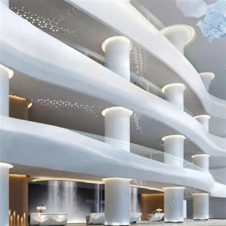 GRG石膏线条 grg构件包柱 别墅酒店内墙装饰造型吊顶构件 可定制