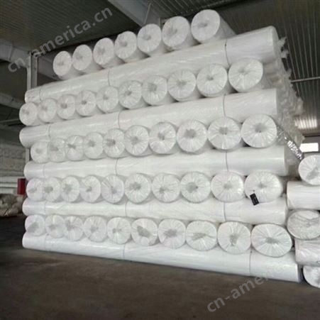 水工反滤涤纶白色长纤无纺布聚酯长丝土工布工程软基处理防尘布