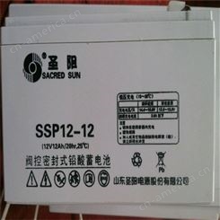 储能用 圣阳蓄电池SP12-12 12V12AH阀式密封式 免维护