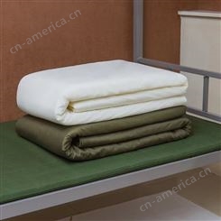 春雅学生上下铺床垫 绿色热熔棉褥 可拆洗光滑平整褥子