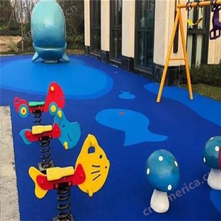 幼儿园epdm塑胶地面 彩色弹性儿童乐园塑胶地板施工