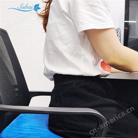 泰国Sabai天然乳胶坐垫 柔软舒适 抑菌防螨 办公 家用