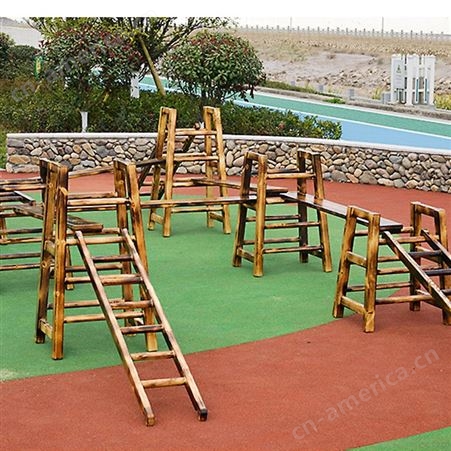 蕴力康体 幼儿园外儿童滑梯 木质感碳化材质 种类齐全 支持定制