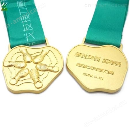 外贸奖牌定制运动比赛澳大利亚跑步比赛牌奖章定制做
