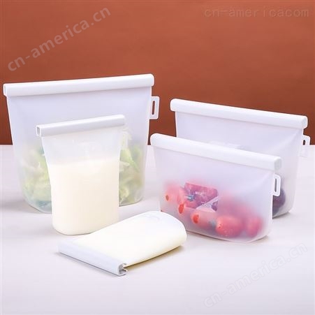 科安硅胶食品保鲜袋 自封袋冰箱密封收纳袋储奶袋母乳保鲜袋商超商品