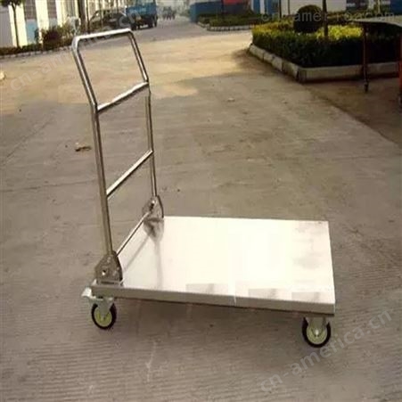天津华奥西生产不锈钢手推车定制平板*手推车-多层手推车