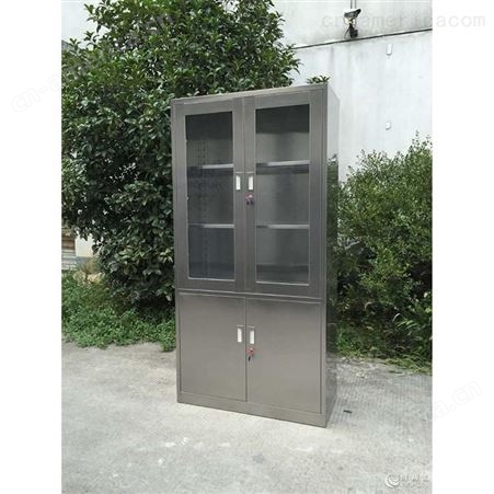 天津不锈钢柜厂华奥西生产加工定做不锈钢文件柜 带锁