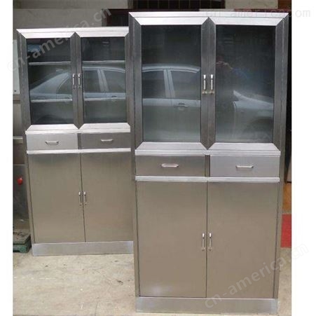 天津不锈钢厂家华奥西加工定制员工办公室不锈钢储物柜 文件柜