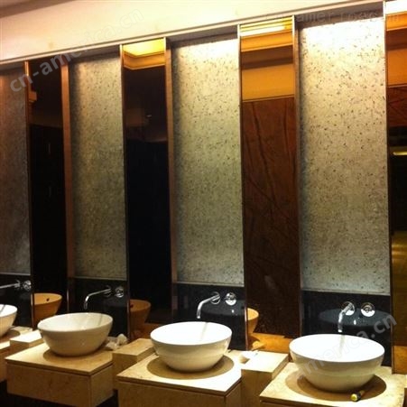上海玉娇艺术玻璃卫生间隔断