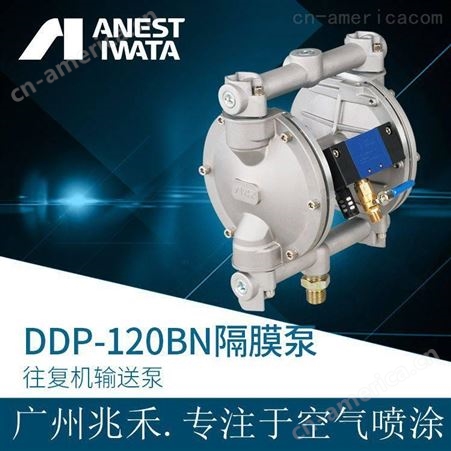 供应ANEST IWATA/岩田双隔膜泵 喷漆气动喷涂输送泵 小型气动双隔膜泵DDP-120B